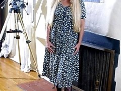 Blonde MILF looking innocent