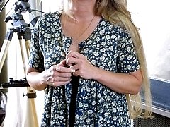 Blonde MILF looking innocent
