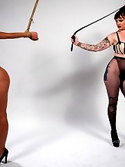Vivi Marie wants to model for Kink.com. She gets more than she bargained for when Mz. Berlin takes her upstairs to the casting couch, ties her up, and puts her pain tolerance to the test. Pussy Clamps, dildo on a stick DP, Single tail whipping, electro play, ass worship, and more.