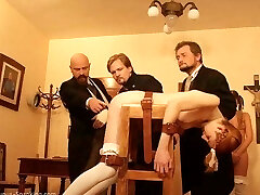 Long and severe Group Caning at Lupus Spanking