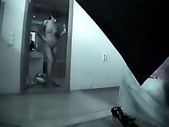 Hidden cam movies of a working porn model