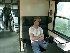 hot gay session in a train