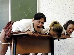 3 Students learning their painful lesson