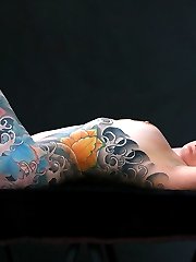 michelle aston artistic nudes showing great tattoos