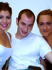 Nomad really does not know what is good for him or when to shut his meaty gullet. He thinks he is getting fortunate when these 2 torrid club stunners, Sativa Rose and Gwen Diamond fall for his ridiculous pick up lines, but when they get him home things take a turn for the the worse for skimpy Nomad.
These two hot, mean bi-otches rip this poor fellow up and teach him a lesson in humility that he will not shortly forget. They whip him, bind him up, take turns fucking his bootie and throat all the while taunting him about being so gullible as to think they would actually fall for his bullshit.
When they finally get bored they make fun of his rigid hard-on and use it to get off before jerking his come and feeding it to him in a very sizzling Three way boink scene. Nomad really does not know what is good for him or when to shut his meaty gullet. He thinks he is getting fortunate when these 2 torrid club stunners, Sativa Rose and Gwen Diamond fall for his ridiculous pick up lines, but when they get him home things take a turn for the the worse for skimpy Nomad.
These two hot, mean bi-otches rip this poor fellow up and teach him a lesson in humility that he will not shortly forget. They whip him, bind him up, take turns fucking his bootie and throat all the while taunting him about being so gullible as to think they would actually fall for his bullshit.
When they finally get bored they make fun of his rigid hard-on and use it to get off before jerking his come and feeding it to him in a very sizzling Three way boink scene.