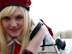 Emo Blondes Grils vs Japanese stud 1