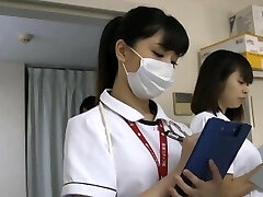 Having fun with Chinese nurse