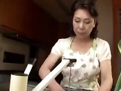 Asian Mom caught by stepson