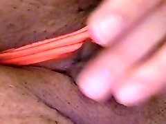 Rubbing and fucking her Cock-squeezing pussy