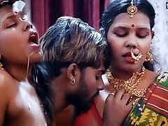 Tamil wife highly 1st Suhagraat with her Monstrous Cock husband and Jism Swallowing after Rough Sex ( Hindi Audio )