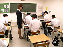 Beautiful Gal Teacher Used As a Sex Toy - A Sadistic Beautiful Gal Teacher, Uses Her Students as Sex Toys Sans