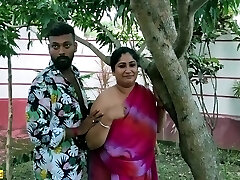 Indian Beautiful Maid Hot Sex At Open Garden!! Viral Hump
