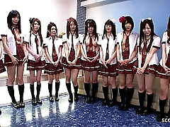 Uncensored JAV Swinger Orgy with 10 Girls and Many Fellows
