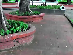 Adorable oriental slut Rose destroyed by monster