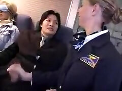 american stewardess handjob part 2