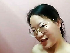 Super cute steaming horny Asian girl show body