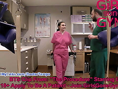 SFW - NonNude BTS From Lenna Lux in The Procedure, Marvelous Hands and Gloves,Observe Whole Film At GirlsGoneGynoCom