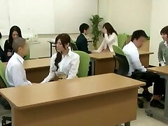 Kinky Japanese mega-bitch Yuna Shiina, Hitomi Honjou in Exotic Secretary, Group Sex JAV clip