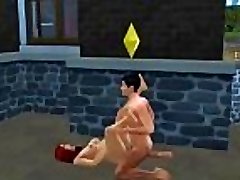 animated cheating on playmate with busty redhead