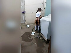 I find my stepdaughter home alone washing her panties, deviant stepdad