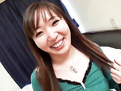 Subtitles - Japanese girl Haruka Ohsawa gets a big chisel