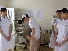 Extraordinaire Japanese model Yuki Aoi, Akari Asakiri, Nachi Sakaki in Outstanding Nurse, Fingerblasting JAV scene