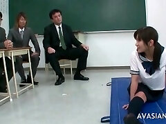 Japanese gymnastic schoolgerl is getting wet Japanese gymnastic schoolgerl is getting wet