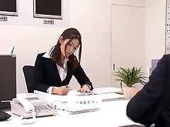 Outstanding Chinese model Maomi Nagasawa, Yuria Sonoda, Meisa Asagiri in Best Office, Hairy JAV clip