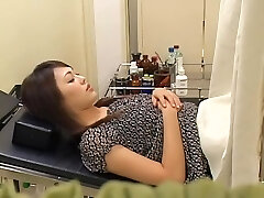 Ultra-cute hairy Japanese broad gets fucked by her gynecologist