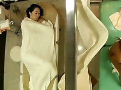 Japanese mother and not her daughter massage