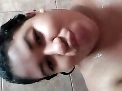Chubby Aunty New Bathroom Selfie...