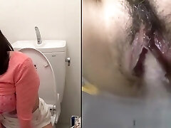 japanese toilet cam getting off