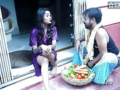 Young Hot and Stunning Newly Married Bhabhiji Fucked with Sabjiwala ( Hindi Audio )