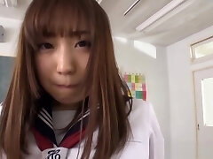 Momoka Sakai nice Asian teen gets hardcore rear plumb