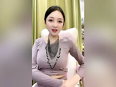 chinese amateur solo damsel masturbating, homemade