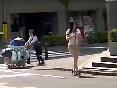 Gorgeous Jap gets screwed in insatiable spy cam massage clip