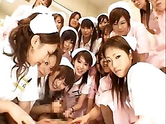 Реальные азиатские медсестры наслаждаться общением на вершине часть2