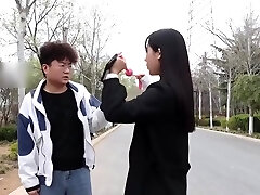 Chinese Girl Public Restrain Bondage