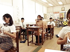Trailer - MDHS-0009 - Model Super Sexual Lesson School - Midterm Check-up - Xu Lei - Best Original Asia Porn Video
