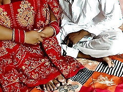 Ravaged newlywed bride aunty on her wedding night Village Mami Chudai