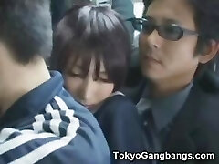 Naive College Girl in Tokyo Bus!