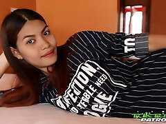 TukTukPatrol &ndash; Skinny Furry Pussy Thai Honey Rides Big Foreign Cock