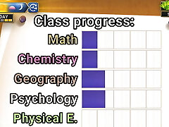 姐妹的世界(性感女神游戏工作室)#116-学校他妈的在桌子上通过MissKitty2K