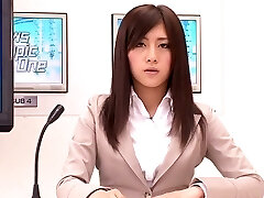 Yuria Ashina, Risa Murakami, Kyoka Mizusawa, ASUKA 2 in Fantastic Announcer Upskirt part 3