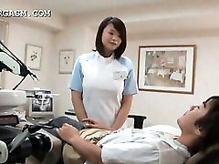 Asian doctor seduced into hot sex by insatiable patient