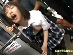 Jav College Girl Ambushed On A Bus Fucked Hard In Public Outrageous Sequence