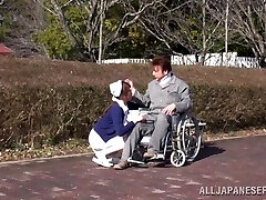 Amateur dude gets fortunate and a Asian nurse pleasures his dick Amateur dude gets fortunate and a Asian nurse pleasures his dick