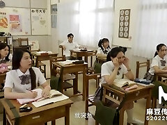 трейлер-представляем нового ученика в школе-вэнь жуй синь-mdhs-0001-лучшее оригинальное азиатское порно видео