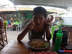 Real amateur Thai teen cutie humped after lunch by her temporary boyfriend Real amateur Thai teen cutie humped after lunch by her temporary boyfriend