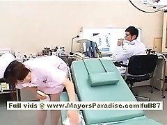 Akiho Yoshizawa Sexy Chinese nurse likes teasing the doctor